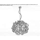 Crystal pendant lamp Silca