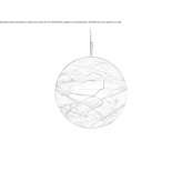 Acrylic hanging lamp Jaru