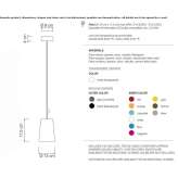 Lampa wisząca Nebulite® Caapora