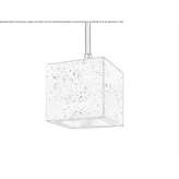 Cement pendant lamp Valega