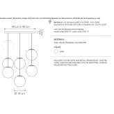 Lampa wisząca Nebulite® Robleda