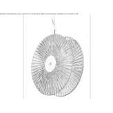 Crystal pendant lamp Fradelos