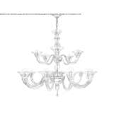 Handmade Murano glass chandelier Kuusjoki