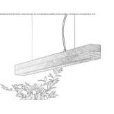 Dimmable LED hanging lamp (length 92 cm) Ahtopol