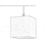 Cement pendant lamp Valega