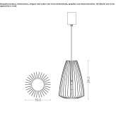 Aluminum LED hanging lamp Halstead