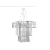 Metal hanging lamp Druzbice