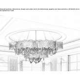 Pendant lamp made of ceramic glass Valdosta