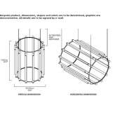 Lampa wisząca LED z aluminium i akrylu Wurzen