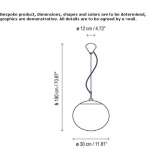 Polyethylene hanging lamp Culmore