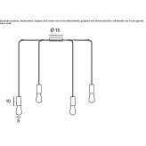 LED hanging lamp Tanute