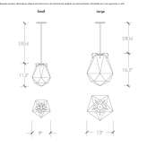 Lampa wisząca z dmuchanego szkła z funkcją ściemniania Friendly