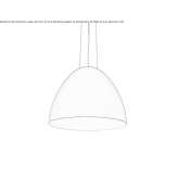 Fiberglass hanging lamp Urcice