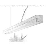 Dimmable LED hanging lamp (length 122 cm) Ahtopol