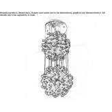 Crystal pendant lamp Silca