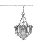 Glass pendant lamp Plotzkau