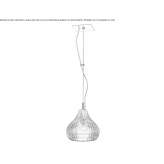 Murano glass hanging lamp Limerick