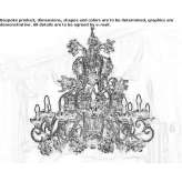Wrought iron chandelier Anchuelo