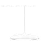 Metal LED hanging lamp with dimmable function Bottega