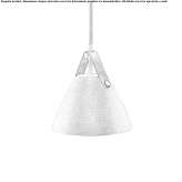 Metal and leather pendant lamp with dimmable function Escucha