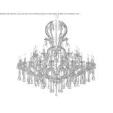 Glass chandelier Feuchy