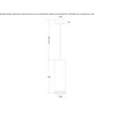 Metalowa lampa wisząca Virje