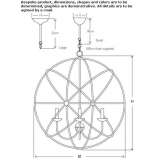 Metalowa lampa wisząca Denholme