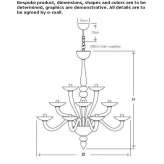 Ręcznie wykonana lampa wisząca ze szkła Murano Harston