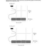 LED hanging lamp made of glass Osmaci