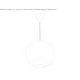 Dimmable glass pendant lamp Zuchwil