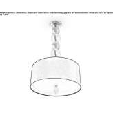 Murano glass hanging lamp Buky