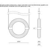 LED hanging lamp with dimmable function Fernitz