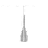 Walnut and metal pendant lamp with dimmable function Busbanza