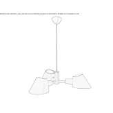 Dimmable aluminum pendant lamp Siegburg