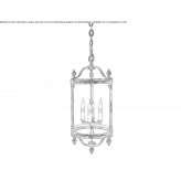 Brass LED hanging lamp Hualfin