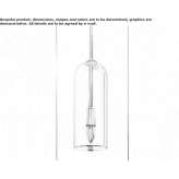 Szklana lampa wisząca Mignon