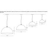 LED hanging lamp made of methacrylate Luechow