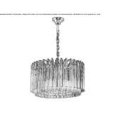 Murano glass chandelier Tuczepy