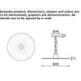 LED hanging lamp Suelli