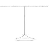 Steel LED hanging lamp Obergaeu