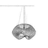 Metal hanging lamp Matran