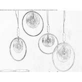 Metal hanging lamp Grivita