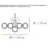 Metal LED hanging lamp Dimmitt