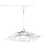 Metal hanging lamp Bilten