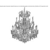 LED crystal chandelier Feuchy
