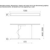 Aluminiowa lampa wisząca LED Unieux