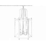 Wrought iron chandelier Dranic