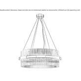 Lampa wisząca LED ze szkła Murano Osasco