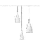 Dimmable oak pendant lamp Lisicani