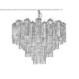 Murano glass chandelier Kemzeke